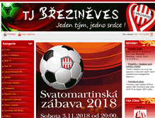 Tablet Screenshot of brezinevesfotbal.cz